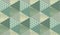 Mint green and gold elegant xmas seamless pattern