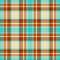 Mint green and red checkered tartan plaid seamless pattern