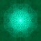 Mint Harmony Mandala Ornament Healing Light Meditation Pattern