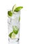 Mint, lime ice vodka