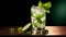 Mint Mojito: A Realistic Still Life With Dramatic Lighting