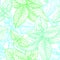 Mint seamless pattern.