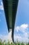 Mintarder RuhrtalbrÃ¼cke â€“ seen from the corn field. The bridge over Ruhr Valley is the longest road bridge in Germany