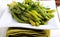 Minted green bean appetizer