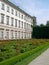 The Mirabell Gardens and the Schloss Mirabell in the centre of Salzburg in Austria