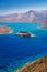 Mirabello bay with Spinalonga island on Crete