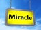 Miracle on billboard