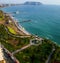 Miraflores lighthouse park in Lima, Peru