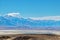 Mirage in Death Valley USA - What looks like a lake in the distance is really just sand and minerals in the desert