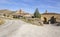 Mirambel town, Santa Margarita parish church and San Roque hermitage, province of Teruel, Aragon, Spain