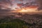 Mirante Dona Marta, Rio de Janeiro, sunrise from viewpoint