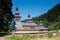 Mirola in Slovakia, old greek wooden church