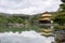 Miromachi Zen at serene, Kinkaku-ji is a The golden pavilion stands majestically on the water`s edge. as Zen Buddhist temple in