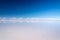 Miror effect and reflection of clouds in Salar de Uyuni Uyuni salt flats, Potosi, Bolivia South America