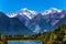 Mirror glacial Lake Matheson