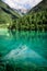Mirror lake o f Jiuzhai Valley National Park