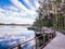 Mirror like Calm water of ewen maddock dam