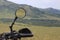 Mirror motorcycle. Charysh area