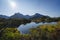 Mirror pond Key Summit mountains