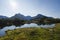 Mirror pond Key Summit mountains