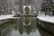 Mirror Pond in pleasure resort Kislovodsk