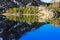 Mirror reflection at Ellery Lake in Yosemite