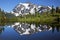 Mirror Reflection Lake Mount Shuksan Washington