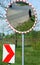 Mirror for security and traffic safety