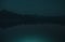 Mirror Surface Lake Breathtaking Landscape With Mountain Range On Starlit Night Through Green Filter