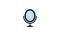 Mirror symbol reflection icon look sign