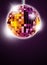 Mirrorball disco background