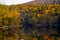 Mirrored autumn in the lake