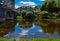 Mirrored dreams of water on the Dronne River, BrantÃ´me in Perigord