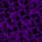 Mirrored gradient shards of curved violet intersecting ribbons and dark lines