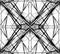 Mirrored grid, mesh abstract geometric pattern / element