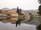 Mirroring the houses in water