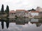 Mirroring the houses in water