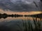 Mirroring the landscape in the water