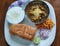 Misal Paav snack plate