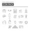 Miscellaneous Objects Linear Icon Pack