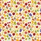 Miscellaneous vector fruits seamless pattern