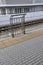Mishima, 12th may: Perron from Shinkansen Train Railway Station from Mishima of Shizuoka in Japan