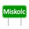 Miskolc road sign.