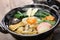 Miso nikomi udon noodle soup, japanese food