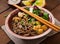 Miso and soba noodle soup