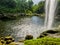 Misol Ha waterfalls in the lush rainforest of Chiapas, Mexico