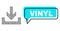 Misplaced Vinyl Chat Frame and Net Mesh Downloads Icon