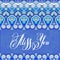 miss you inscription hand lettering on luxury floral paisley design