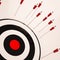 Missed Target Shows Failure Unsuccessful Aim