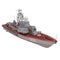 Missile Corvettes of the Soviet Navy Nanuchka class Project 1234 on white. 3D illustration